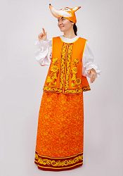 Костюм Лисы Патрикеевны для взрослого