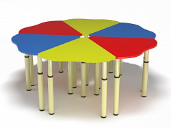 СТОЛ РОМАШКА 6 ЛЕПЕСТКОВ РЕГУЛИРУЕМЫЙ