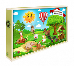 Интерактивная светозвуковая панель "Домашние животные"