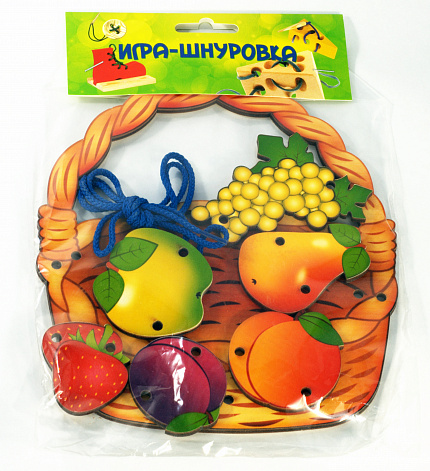 Шнуровка "Корзина с фруктами"