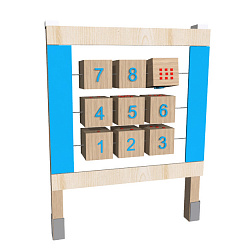 Уличный бизиборд Цифры