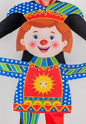 Петрушка ростовая кукла из фетра для взрослого / 130 см.