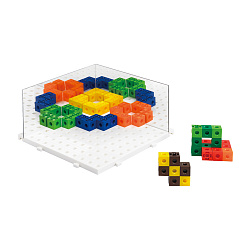 Кубики соединяющиеся 2 см. (100шт). Набор "Изучаем отражения"