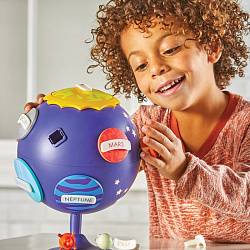 Развивающая игрушка "Мой первый глобус. Космос" (21 элемент с наклейками)