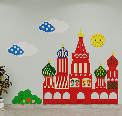 Развивающая настенная панель "Патриотическая" мини