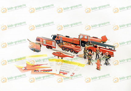 Конструктор ПОЖАРНАЯ ЧАСТЬ (ХДФ УФ печать)