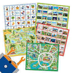 Комплект тематических полей "Чудеса России" для робота Ботли