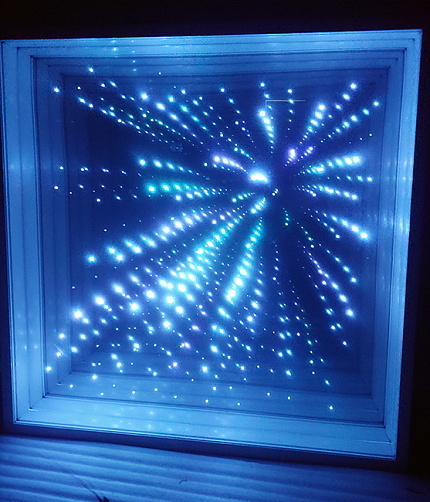 Панно бесконечность фибероптическое