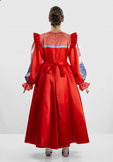 Кадриль расписная платье женское