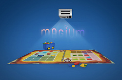 Интерактивный образовательный пол Magium (проектор и датчик движения в едином коробе)