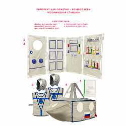Комплект для сюжетно - ролевой игры "Космическая станция"