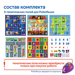 Комплект тематических полей "Строим маршруты с РобоМышью" (6 элементов)