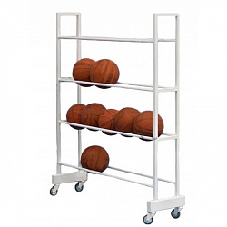 Тележка-стеллаж для перевозки и хранения мячей