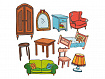 Мебель ДМ фетр (10дет)
