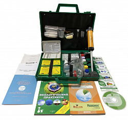 Мини-экспресс-лаборатория, для учебных экологических исследований, универсальная 9 показателей, с методическим обеспечением и руководством