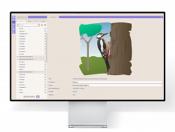Интерактивное зеркало логопеда 28"