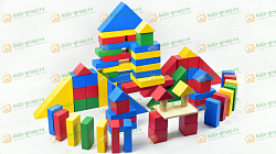 Конструктор ОТ РОЖДЕНИЯ ДО ШКОЛЫ 3-4 года 81 элемент