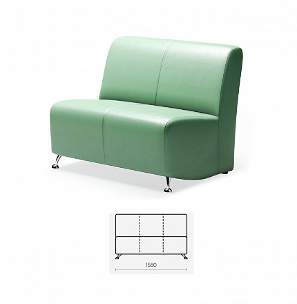 Диван "Сафир" двухсекционный