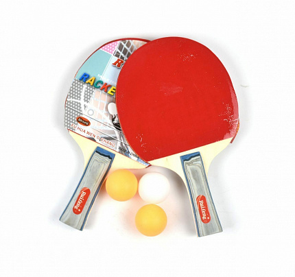 Набор для настольного тенниса RUI FENG (2 ракетки, 3 шарика), в чехле, 2108