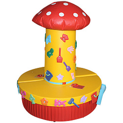 "Песочница" диван круговой с дидактическими элементами (2 части.)