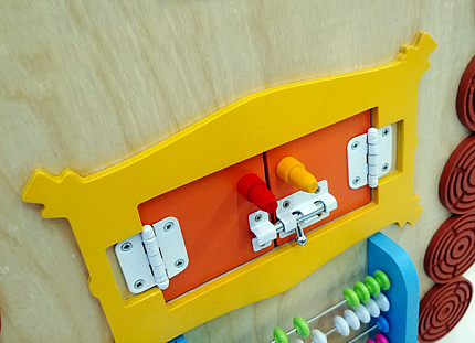 Набор бизибордов Терем, Волк, Мышь - Теремок