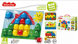 Мозаика для самых маленьких "Домик" d40/5 цв/31 эл Baby Toys