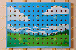 Настенная панель с перфорацией ПЕЙЗАЖ