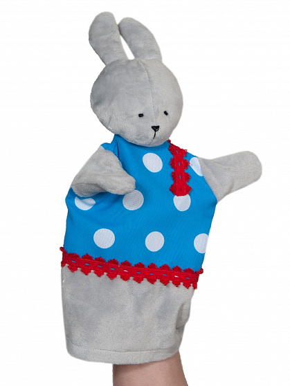 КУКЛА-перчатка Зайчик-Побегайчик