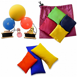 Комплект мешочков и мячей для занятий по методике Бильгоу