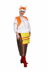 Карнавальный костюм взрослый "Лиса-хозяюшка"