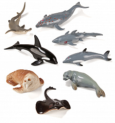 Морские животные (8 фигурок)