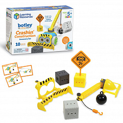 Развивающая игрушка "Аксессуары для робота Ботли. Строитель"  (10 элементов с карточками)