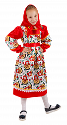 Карнавальный костюм детский "Матрешка "Марина"