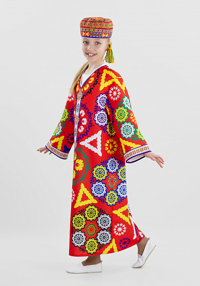 Узбекский национальный костюм для девочки