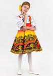 Русский народный сарафан Хохлома Узорная для девочки
