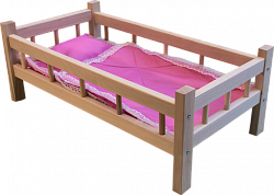 Кроватка кукольная № 10, цвета в ассортименте