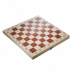 Игра настольная "Шашки" (деревянная коробка, пласт.фишки, поле 29х29см)