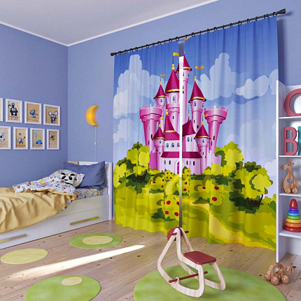 Комплект фотоштор. Замок для принцессы