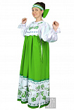 Русский костюм распашной Гжель Весна
