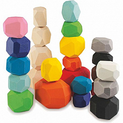 Балансир "Деревянные камешки" 25 деталей