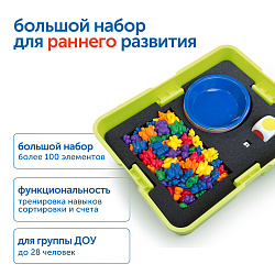 Набор игрушек "Сортировка и счет. Семейка медведей"