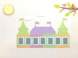 Комплект настенных панелей - стенд “Старый замок”