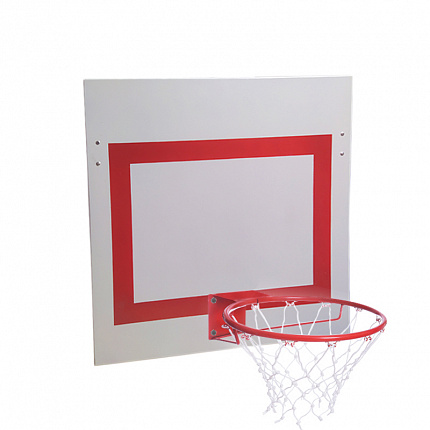 Щит баскетбольный навесной фанерный на шведскую стенку с кольцом №5