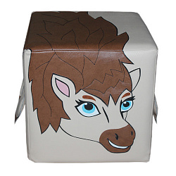 Пуфик-кубик «Лошадка»