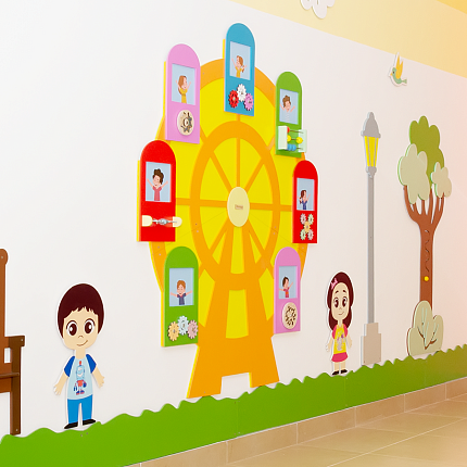 Развивающая панель "Колесо обозрения"