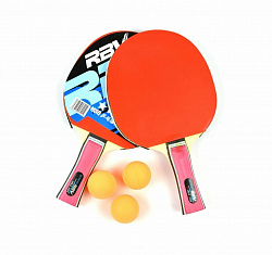 Набор для настольного тенниса RBV (2 ракетки, 3 шарика), в чехле, 0003Н