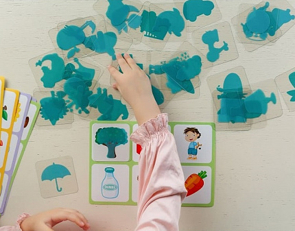 Лото пластик  "Силуэты" серия 10KOR PLASTIC