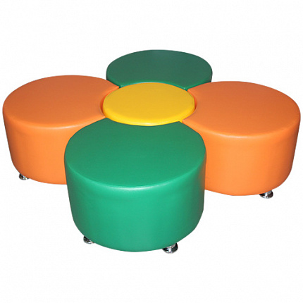 Комплект пуфов-трансформеров
"Цветок"