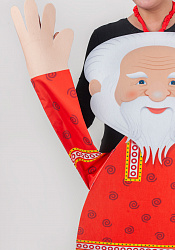 Дед ростовая кукла из фетра для взрослого / 130 см.