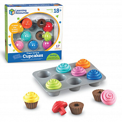 Развивающая игра  "Маффины.Учим формы" (серия Smart Snacks, 17 элементов)